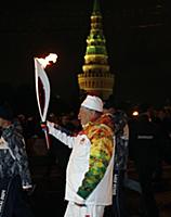Эстафета Олимпийского огня, Москва, Россия, 8 октя