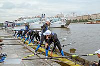 На Москве-реке прошла матчевая встреча по академич