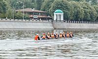 На Москве-реке прошла матчевая встреча по академич