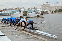 На Москве-реке прошла матчевая встреча по академич