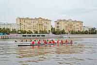 На Москве-реке прошла матчевая встреча по академич