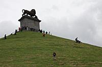 Зрители на Butte de Lion. Реконструкция знаменитой