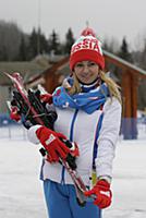 Яна Рудковская на отдыхе в горах Whistler во время