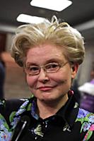 Елена Малышева на церемонии вручения  музыкальной 