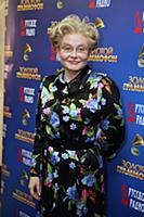 Елена Малышева на церемонии вручения  музыкальной 