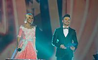 Лера Кудрявцева и Сергей Лазарев на фестивале «Пес