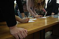 Ярмарка вакансий. Москва, Россия. 12 марта 2009.