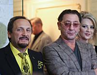 Стас Михайлов и Григорий Лепс на церемонии вручени