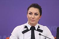 Юлия Березикова на пресс-конференции «РИА Новости»