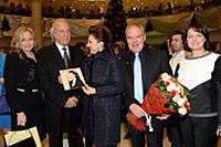Лейла Адамян, Евгений Глазов и Илья Резник с супру
