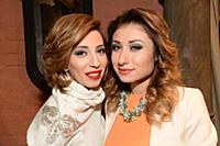 Арцвик и Маргарита Позоян на съемках клипа участни
