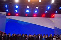 Президент России Владимир Путин и Лариса Долина. М