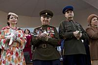 Сад Эрмитаж. Минута молчания. Москва, Россия. 9 ма