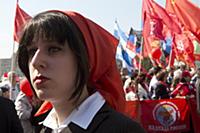 Первомайская демонтрация День весны и труда. Москв