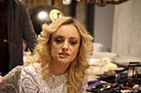 Елена Максимова на съемках клипа участников проект