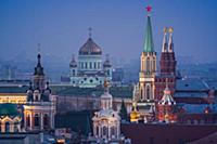 Кремль. Вид сверху. Москва. Россия. 2015.