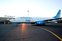 Самолет авиакомпании 'Победа'. Москва, Россия. 05 