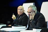 На съёмочной площадке во время прямого эфира проек