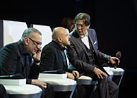На съёмочной площадке во время прямого эфира проек