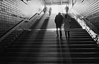 Переход у метро Тимирязевская. Подборка черно-белы
