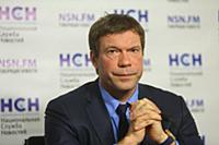 Олег Царев. Пресс-конференция в НСН. Москва, Росси