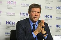 Олег Царев. Пресс-конференция в НСН. Москва, Росси