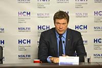 Олег Царев. Пресс-конференция в НСН. Москва, Росси