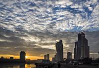 Краснопресненская набережная. Москва, Россия. 2015