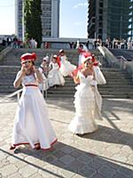 Фестиваль 'Вернисаж невест'. Саратов, Россия. 2009