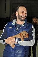 Илья Авербух со своей собакой.