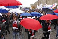 Митинг в поддержку Владимира Путина в президенты н