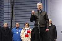 Мэр Москвы Сергей Собянин. Митинг в поддержку Влад