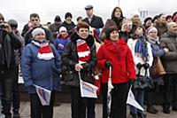 Митинг в поддержку Владимира Путина в президенты н