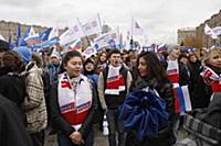 Митинг в поддержку Владимира Путина в президенты н