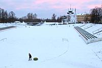 Стадион 'Спартаковец'. Россия, Ярославль. 3-4 янва