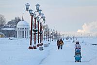 Карелия.Петрозаводск.Набережная Онежского озера.Же