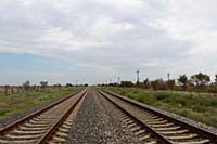Железная дорога к озеру Баскунчак. Астраханская об