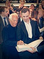 Georgio Armani. Презентация автобиографической кни