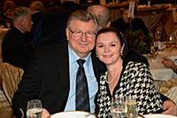 Виктор Елисеев с супругой Натальей. 75-летний юбил