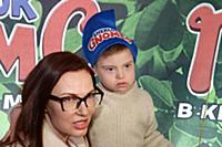 Эвелина Бледанс с сыном Семеном. Премьера мультфил