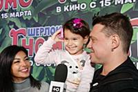 Алексей Кабанов с семьей. Премьера мультфильма сту
