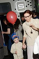 Эвелина Бледанс с сыном Семеном. Премьера мультфил