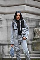 Aleali May. Street Style, Fall Winter 2018, Paris 