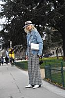 Linda Tol. Street Style, Fall Winter 2018, Paris F