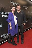 Александр Самойленко с супругой. Премьера фильма «