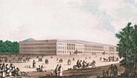 Екатерининский дворец в Лефортове. 1812 г. Москва.