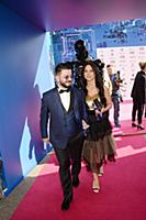 Михаил Галустян с супругой. Премия «МУЗ-ТВ 2019. М