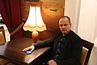Михаил Евланов. Съемки телепередачи «Приют комедиа