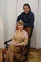 Марина Есипенко, Олег Митяев. Съемки телепередачи 