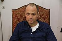 Михаил Евланов. Съемки телепередачи «Приют комедиа